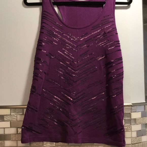 Sequin Racerback Tank - Picture 2 of 6